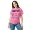 Unisex T-shirt | Carnaval to do list - Afbeelding 14