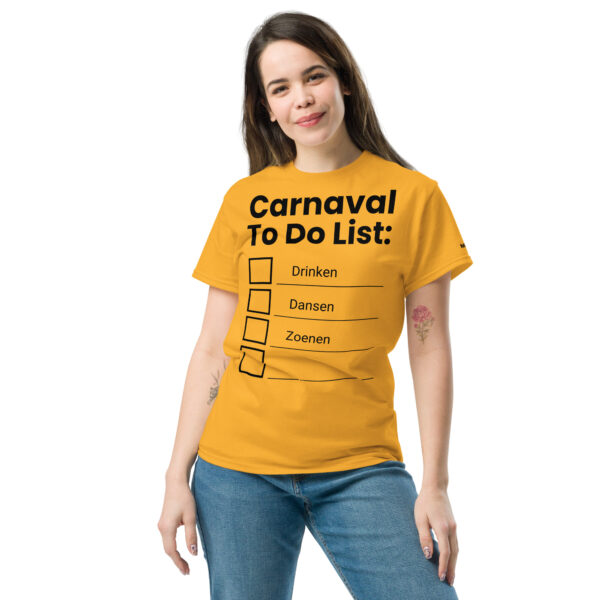Unisex T-shirt | Carnaval to do list