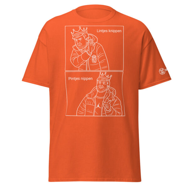 Lintjes knippen, Pintjes nippen | Koningsdag t-shirt