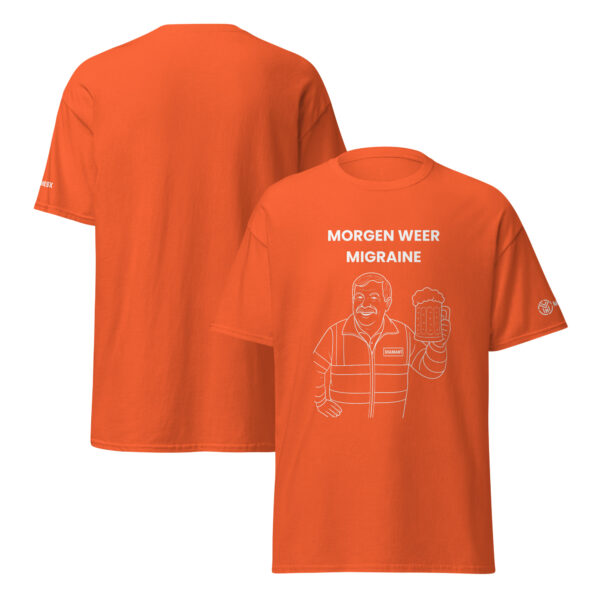 Morgen weer Migraine | Koningsdag t-shirt - Afbeelding 2