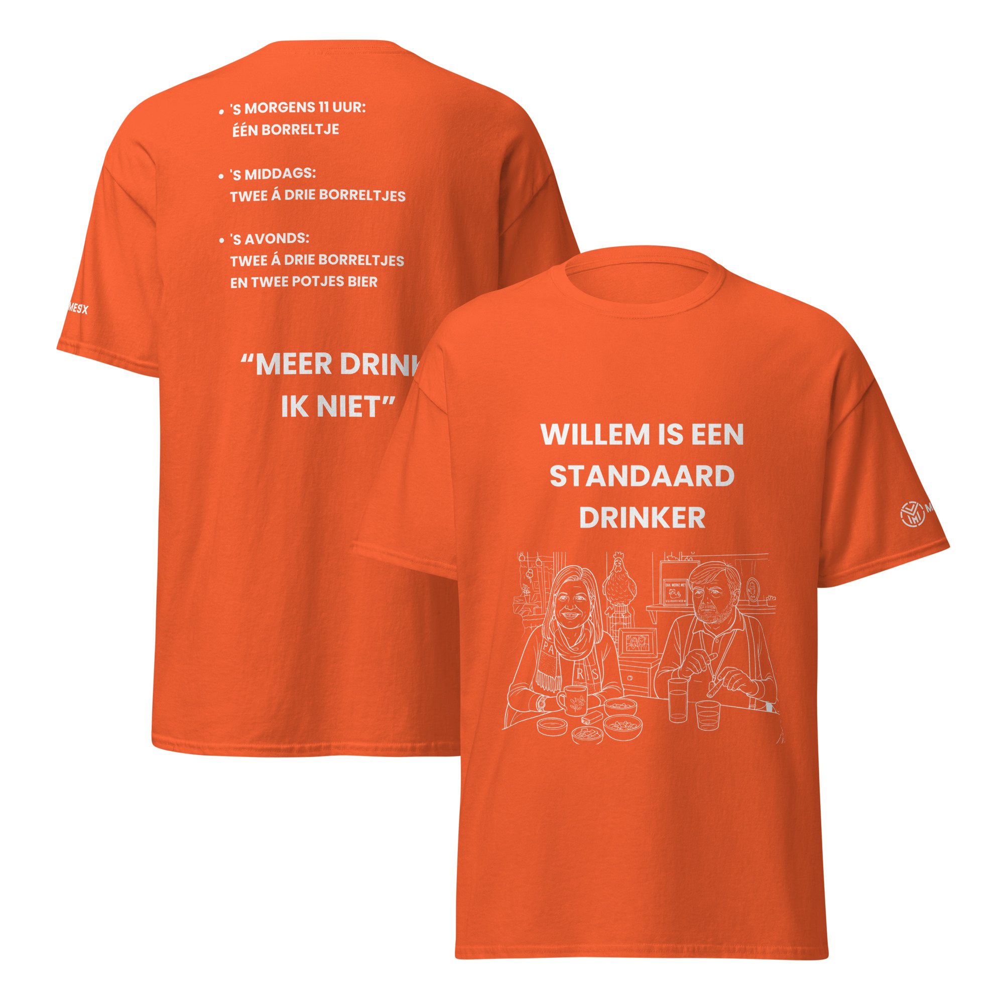 Standaard drinker | Koningsdag t-shirt